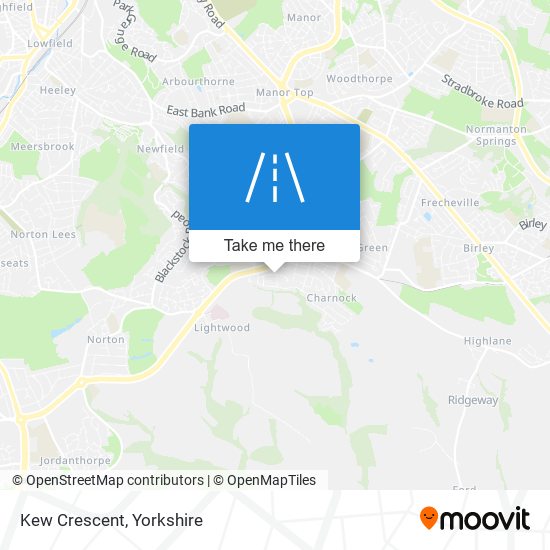 Kew Crescent map