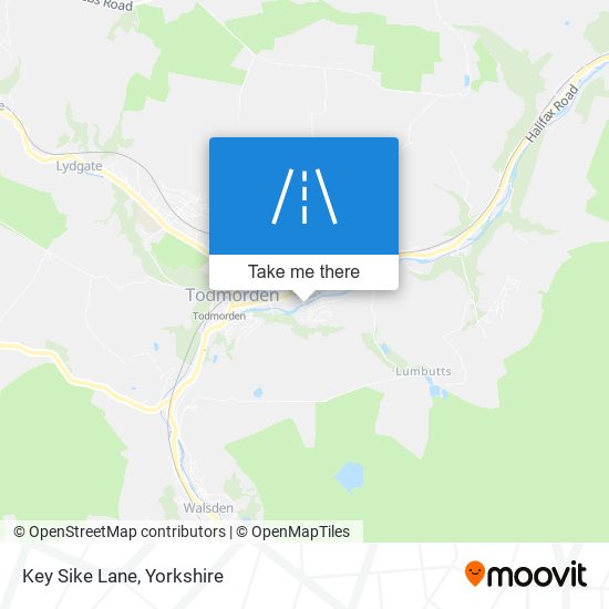 Key Sike Lane map