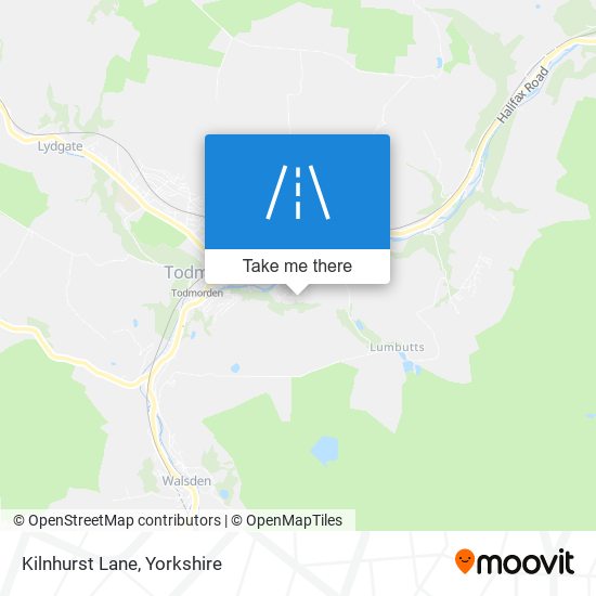 Kilnhurst Lane map