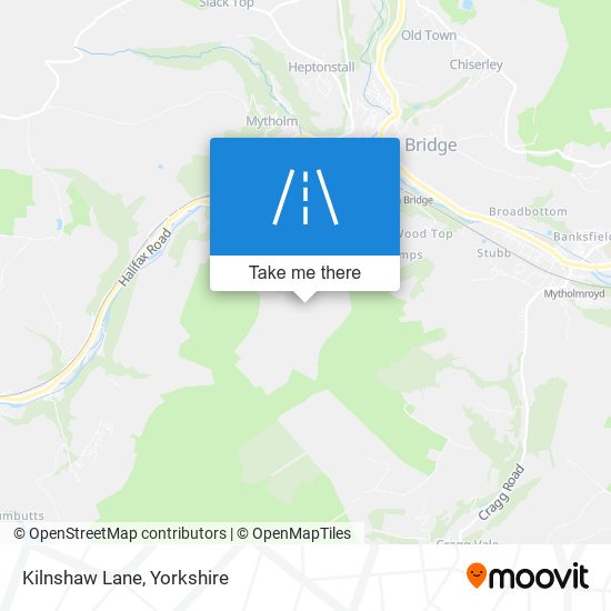 Kilnshaw Lane map