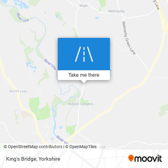King's Bridge map