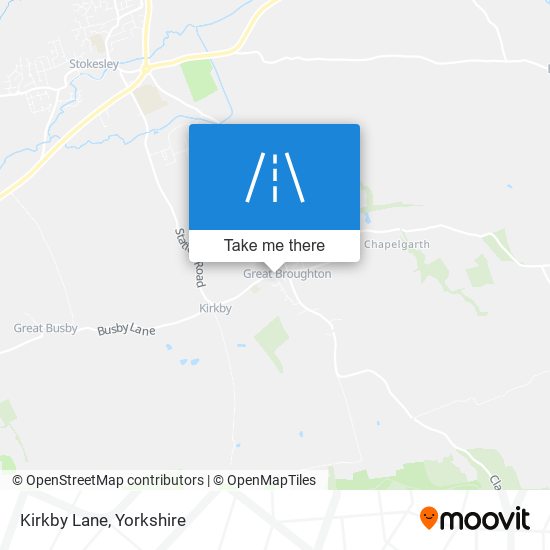 Kirkby Lane map