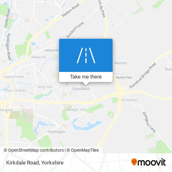 Kirkdale Road map