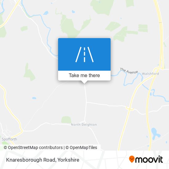 Knaresborough Road map
