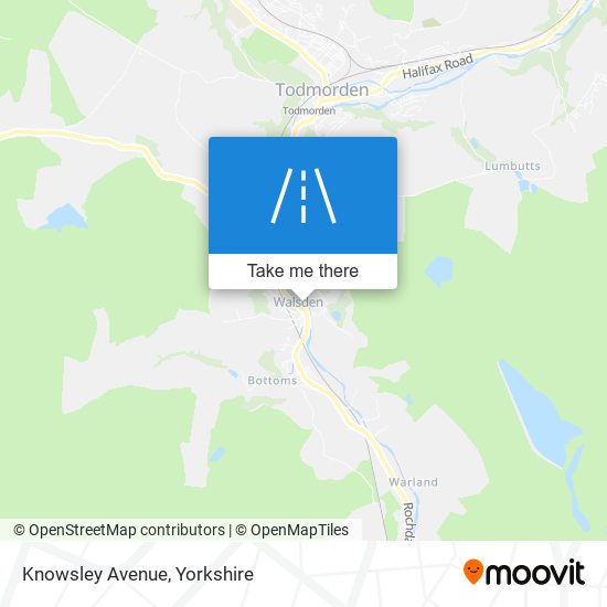 Knowsley Avenue map