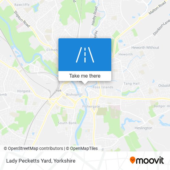 Lady Pecketts Yard map