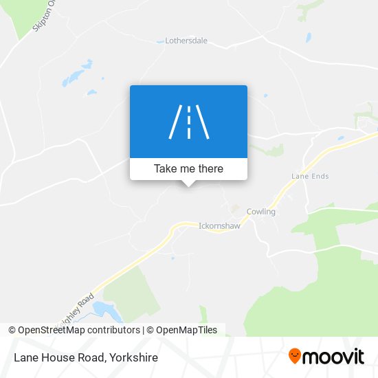 Lane House Road map
