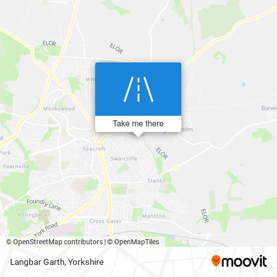 Langbar Garth map