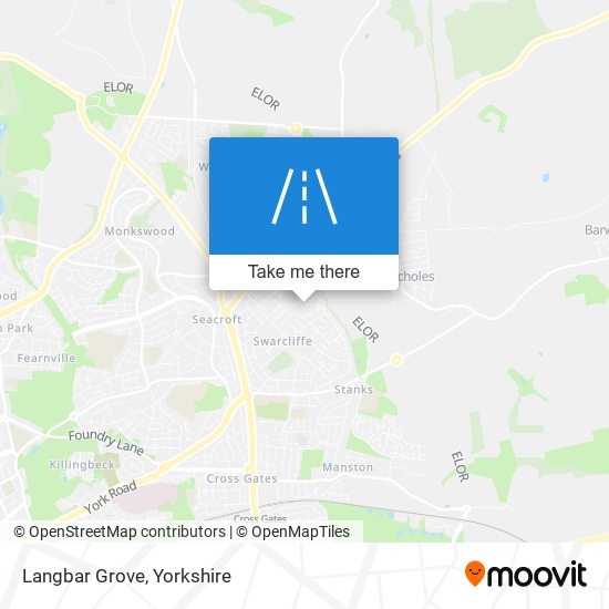 Langbar Grove map