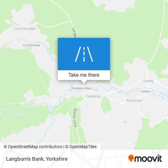 Langburn's Bank map