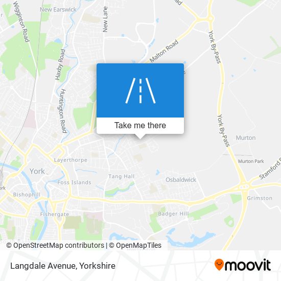 Langdale Avenue map