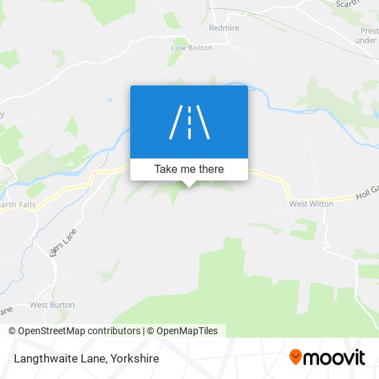 Langthwaite Lane map