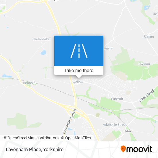 Lavenham Place map