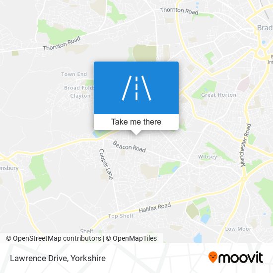 Lawrence Drive map