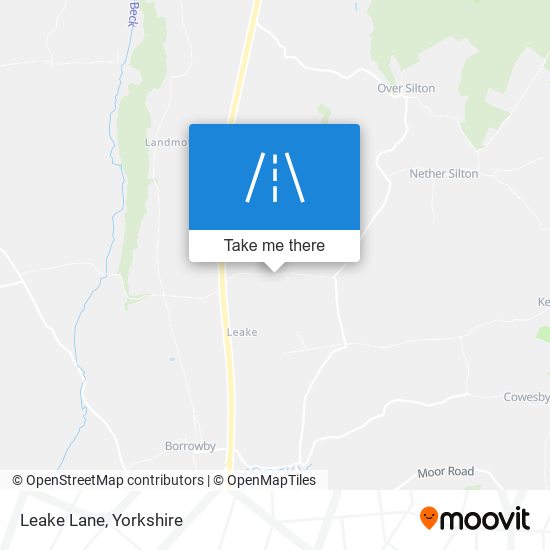 Leake Lane map