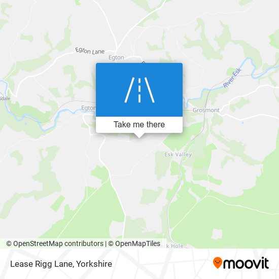 Lease Rigg Lane map