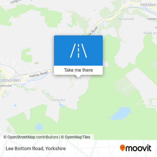 Lee Bottom Road map