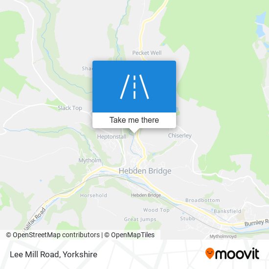 Lee Mill Road map