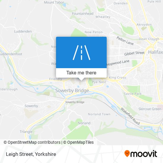 Leigh Street map