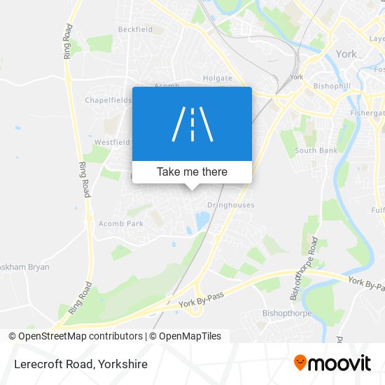 Lerecroft Road map