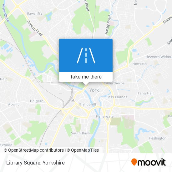Library Square map