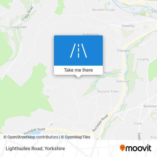 Lighthazles Road map