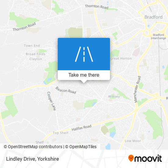 Lindley Drive map