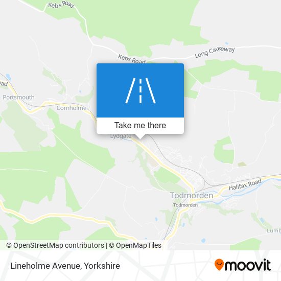 Lineholme Avenue map