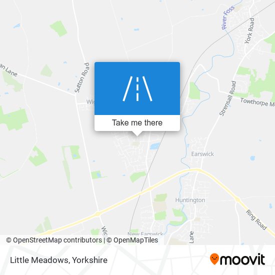 Little Meadows map