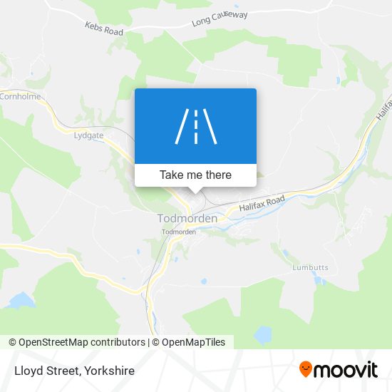 Lloyd Street map