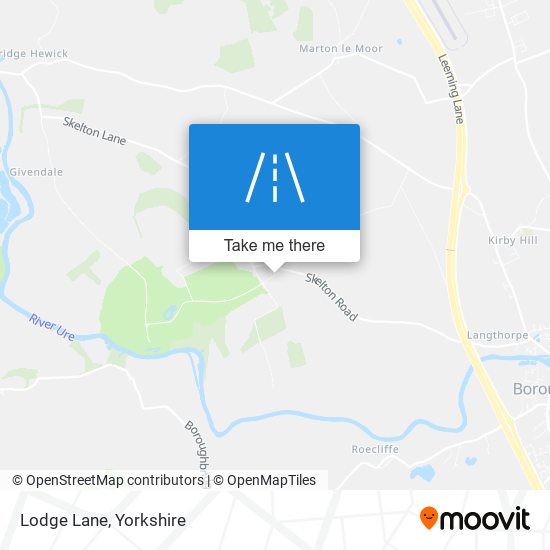 Lodge Lane map