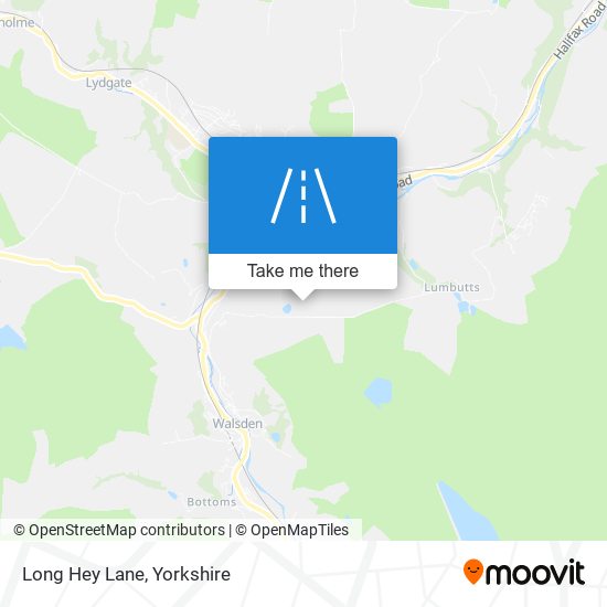 Long Hey Lane map