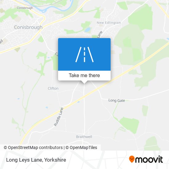 Long Leys Lane map