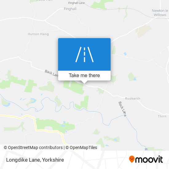 Longdike Lane map