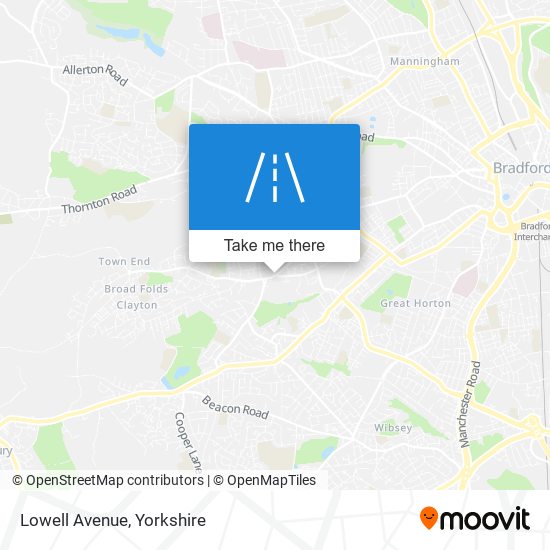 Lowell Avenue map