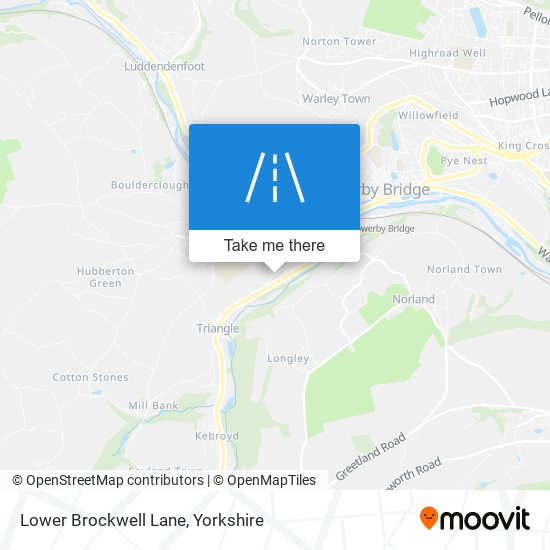 Lower Brockwell Lane map