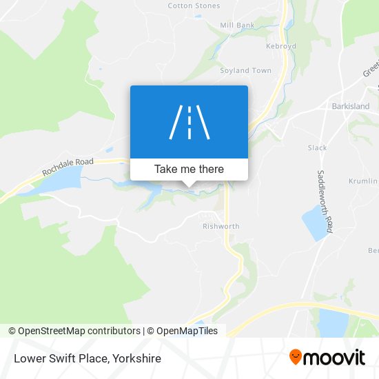 Lower Swift Place map