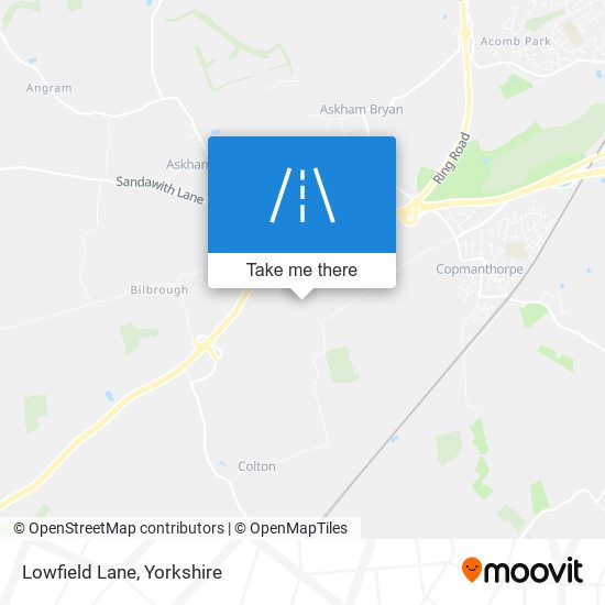 Lowfield Lane map