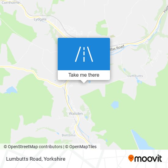 Lumbutts Road map