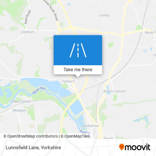 Lunnsfield Lane map