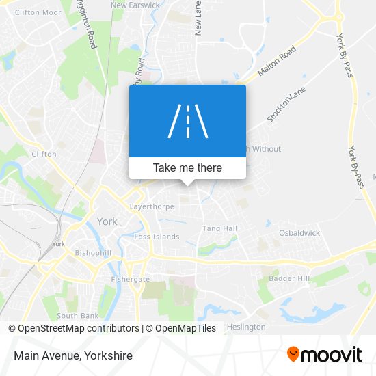Main Avenue map