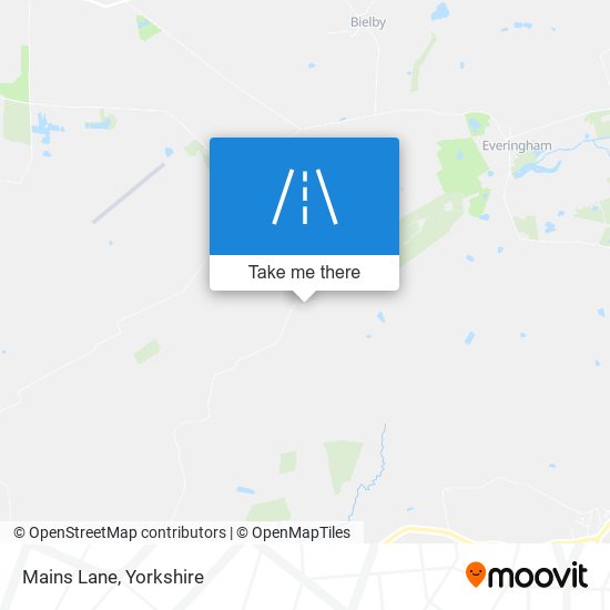 Mains Lane map