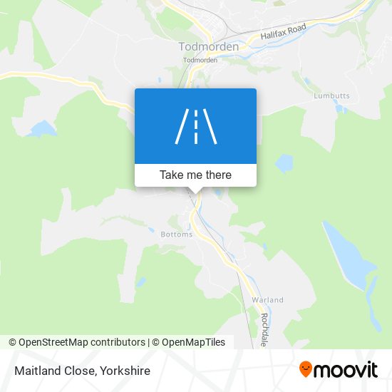 Maitland Close map