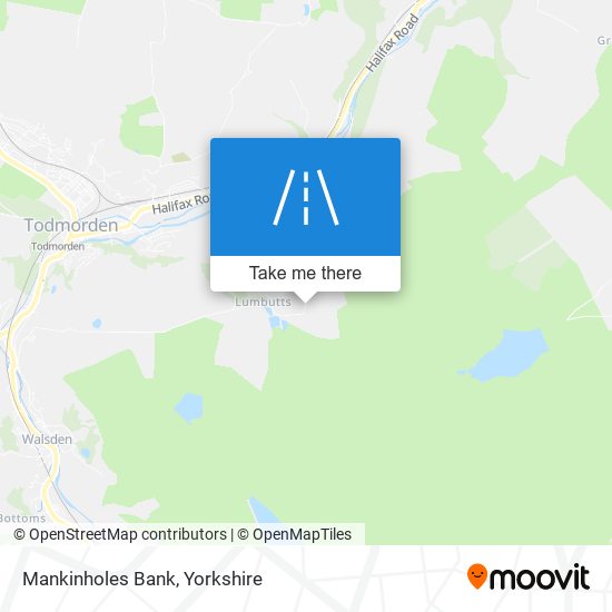 Mankinholes Bank map