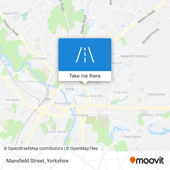 Mansfield Street map