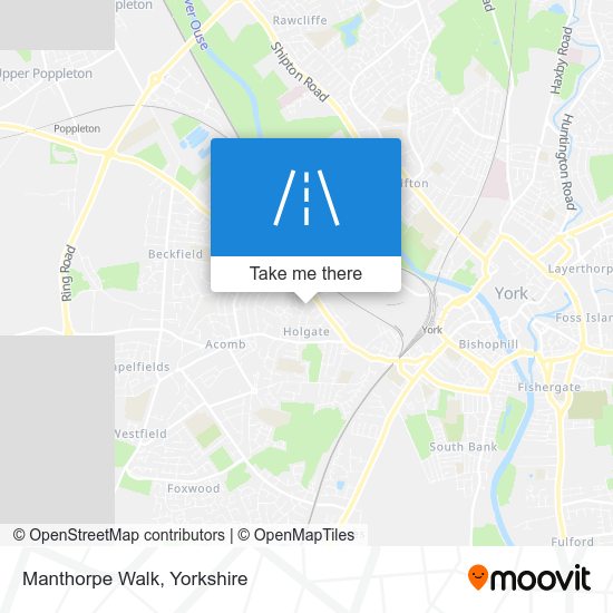 Manthorpe Walk map