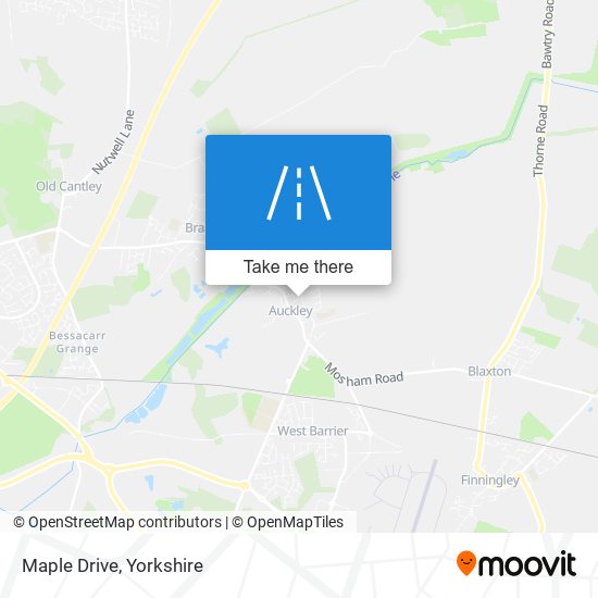 Maple Drive map