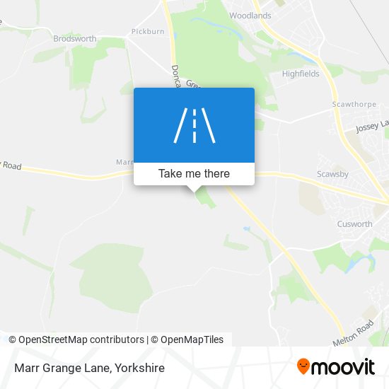Marr Grange Lane map