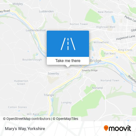 Mary's Way map