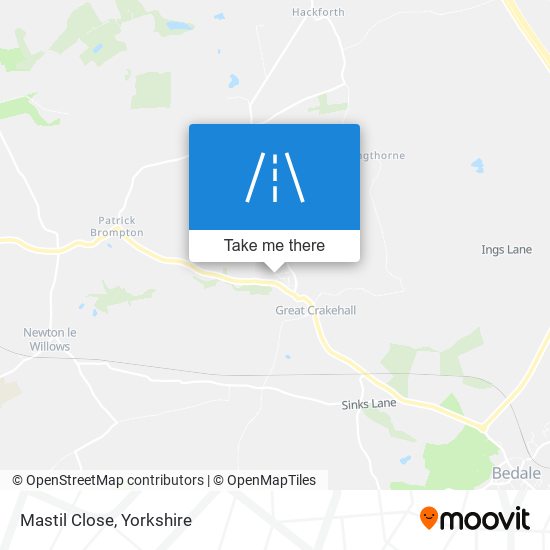 Mastil Close map